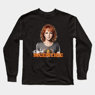 reba // retro ilustration vektor v1 Long Sleeve T-Shirt